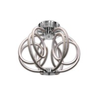 6022/6-48W-3500K Люстра светодиодная потолочная белая с хромом ELVAN 6022/6-48W-3500K Люстра светодиодная потолочная белая с хромом ELVAN