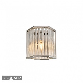 Настенный светильник iLamp RICH W9509-1 NICKEL