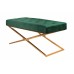 Банкетка ArtHomeDecor Cross ID-78 GL Green