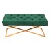 Банкетка ArtHomeDecor Cross ID-78 GL Green