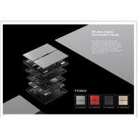 Смарт выключатель беспроводной (Zigbee) iLEDEX TECHNICAL VISION SP 48V-4-BK Смарт выключатель беспроводной (Zigbee) iLEDEX TECHNICAL VISION SP 48V-4-BK