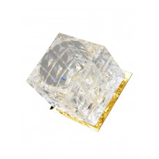 618-GY-5.3-Cl-Gl Светильник точечный прозрачный-золотой