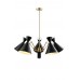 Люстра Crystal Lux JOVEN SP5 GOLD/BLACK