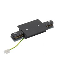 Коннектор для однофазной трековой системы прямой Nowodvorski Profile Power Straight Black 10228 Коннектор для однофазной трековой системы прямой Nowodvorski Profile Power Straight Black 10228