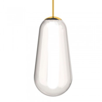 Плафон Nowodvorski Cameleon Pear L Transparent/Brass 8532