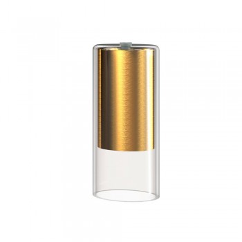 Плафон Nowodvorski Cameleon Cylinder S Transparent/Brass 8546