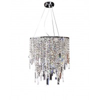 Хрустальная подвесная люстра Lumina Deco Zucchero LDP 2159-350 CHR Хрустальная подвесная люстра Lumina Deco Zucchero LDP 2159-350 CHR