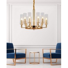 Подвесная люстра Lumina Deco Donatti LDP 8011-12 F.GD Подвесная люстра Lumina Deco Donatti LDP 8011-12 F.GD