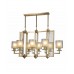 Подвесная люстра Lumina Deco Manhattan LDP 8012-8 PR F.GD