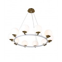 Подвесная люстра Lumina Deco Modica LDP 6032-10 WT+MD Подвесная люстра Lumina Deco Modica LDP 6032-10 WT+MD