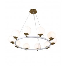Подвесная люстра Lumina Deco Modica LDP 6032-10 WT+MD Подвесная люстра Lumina Deco Modica LDP 6032-10 WT+MD