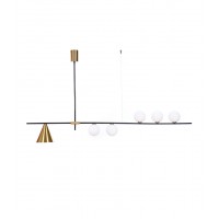 Подвесной светильник Lumina Deco Renzo LDP 6043-6 BK+MD Подвесной светильник Lumina Deco Renzo LDP 6043-6 BK+MD