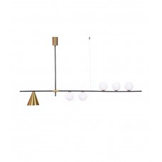 Подвесной светильник Lumina Deco Renzo LDP 6043-6 BK+MD