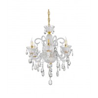 Хрустальная подвесная люстра Lumina Deco Eliza LDP 7028-6 WT