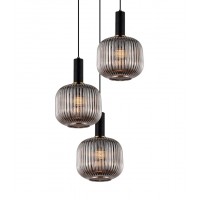 Подвесной светильник Lumina Deco Gato LDP 1217-3 GY+BK Подвесной светильник Lumina Deco Gato LDP 1217-3 GY+BK