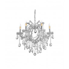 Хрустальная подвесная люстра Lumina Deco Eliza LDP 7029-6 CHR