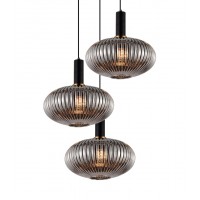 Подвесной светильник Lumina Deco Floril LDP 1216-3 GY+BK Подвесной светильник Lumina Deco Floril LDP 1216-3 GY+BK