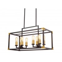 Подвесной светильник Lumina Deco Waldorf LDP 1140-8 BK+MD Подвесной светильник Lumina Deco Waldorf LDP 1140-8 BK+MD