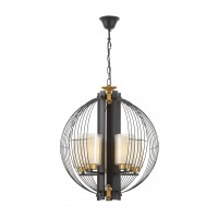 Подвесной светильник Lumina Deco Ponti LDP 1245-5 BK+MD