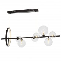 Подвесной светильник Lumina Deco LDP 7033-7 BK+CL Подвесной светильник Lumina Deco LDP 7033-7 BK+CL