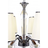 Хрустальная подвесная люстра Lumina Deco Alessia LDP 1726-4 BG