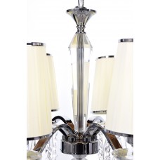 Хрустальная подвесная люстра Lumina Deco Alessia LDP 1726-4 BG