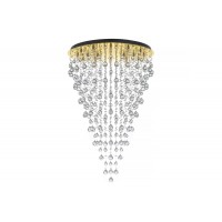 Подвесная хрустальная люстра Arti Lampadari Flusso H 1.4.80.615 G