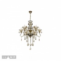 Подвесная люстра iLamp Asia 61082-6 Бронзовая Подвесная люстра iLamp Asia 61082-6 Бронзовая
