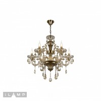 Подвесная люстра iLamp Asia 61079-6 Бронзовая Подвесная люстра iLamp Asia 61079-6 Бронзовая