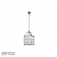 Подвесная люстра iLamp Qeens P2437-5 Nickel Подвесная люстра iLamp Qeens P2437-5 Nickel
