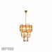 Подвесная люстра iLamp Tribeca MD0276-11C GOLD+CLEAR