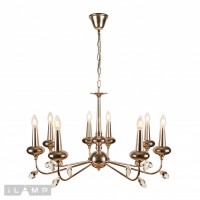 Подвесная люстра iLamp Dames 1020-8 Золотая Подвесная люстра iLamp Dames 1020-8 Золотая