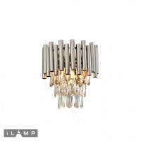Настенный светильник iLamp SAVAGE W9510-1 NICKEL Настенный светильник iLamp SAVAGE W9510-1 NICKEL