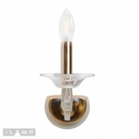 Настенный светильник iLamp King W9372-1 Золотой Настенный светильник iLamp King W9372-1 Золотой