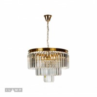Подвесная люстра iLamp Triumph 8945-4+1 Золотая Подвесная люстра iLamp Triumph 8945-4+1 Золотая
