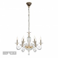 Подвесная люстра iLamp Modo P2328-6 Золотая Подвесная люстра iLamp Modo P2328-6 Золотая