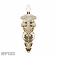 Настенный светильник iLamp Asia 81072-1 Белый Настенный светильник iLamp Asia 81072-1 Белый