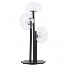 Настольная лампа Crystal Lux BOSQUE LG3 BLACK/TRANSPARENT Настольная лампа Crystal Lux BOSQUE LG3 BLACK/TRANSPARENT