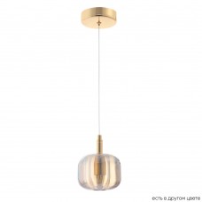 Светильник подвесной Crystal Lux BOX SP1 GOLD/AMBER