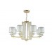 Люстра Crystal Lux NICOLAS SP-PL8 GOLD/WHITE