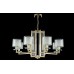 Люстра Crystal Lux NICOLAS SP-PL8 GOLD/WHITE