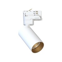 Трековый трехфазный светильник Nowodvorski Ctls Mono White/Gold 10238 Трековый трехфазный светильник Nowodvorski Ctls Mono White/Gold 10238