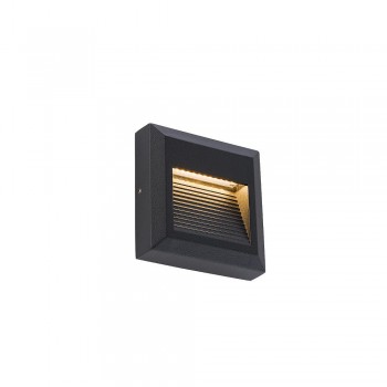 Встраиваемый светильник Nowodvorski Sidewalk Square Led Black 8148