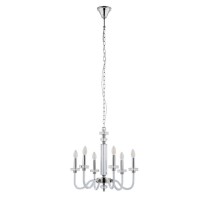 Люстра подвесная Nowodvorski Hampton White/Chrome 8154