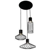 Подвесная люстра Nowodvorski Pico Black/Brass 8863 Подвесная люстра Nowodvorski Pico Black/Brass 8863