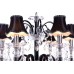 Хрустальная подвесная люстра Lumina Deco Denica LDP 66249-6 BK