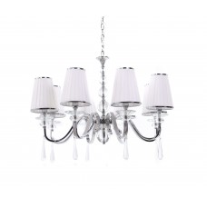 Хрустальная подвесная люстра Lumina Deco Federrica LDP 1158-8 WT