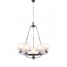 Подвесная люстра Lumina Deco Santini LDP 1220-7 CHR+WT Подвесная люстра Lumina Deco Santini LDP 1220-7 CHR+WT