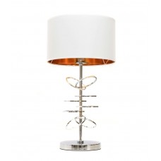 Настольная лампа Lumina Deco Milari LDT 5530 CHR+WT