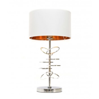 Настольная лампа Lumina Deco Milari LDT 5530 CHR+WT